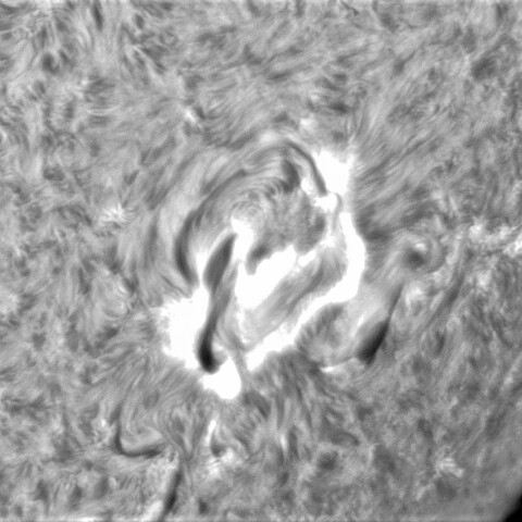 8月19日の太陽④（3078フレア３）
