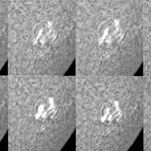 8月19日の太陽（3078フレア１）