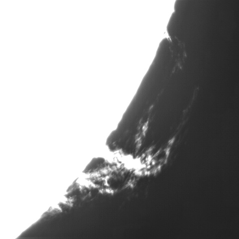 9月17日の太陽①（プロミネンス　南西）