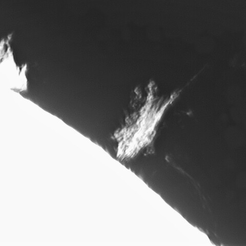 10月 14日の太陽④（プロミネンス）