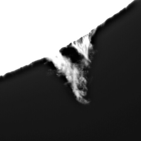 10月20日の太陽②（プロミネンス）