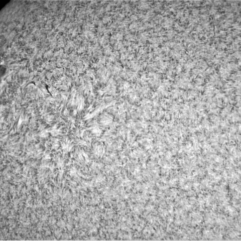 10月23日の太陽➀（北半球　北東面）