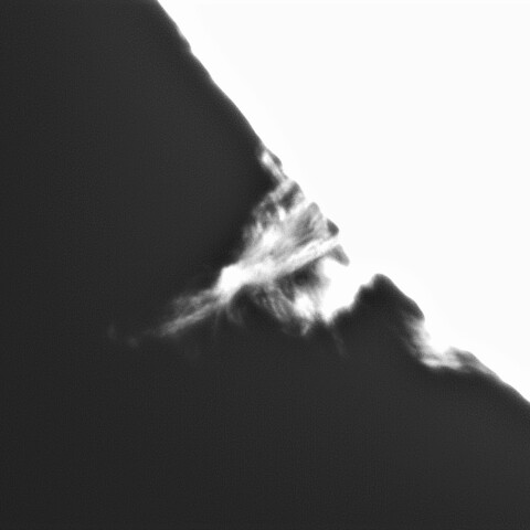 10月26日の太陽②（プロミネンス　南東縁）