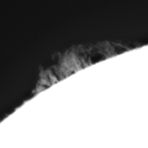 12月31日の太陽①（プロミネンス）