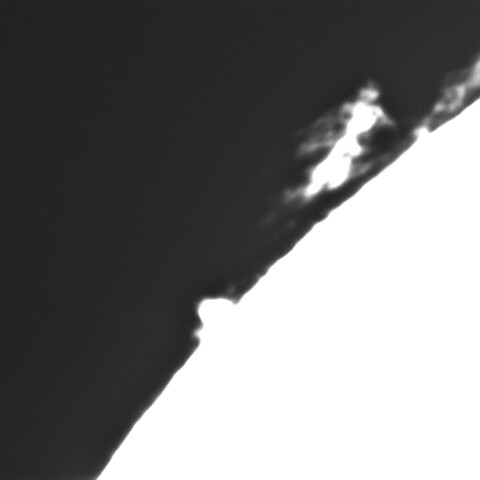 1月11日の太陽(臨時)（北東縁）