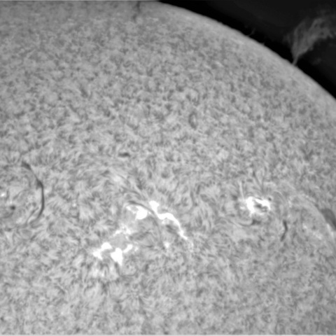 1月29日の太陽② （北西面）
