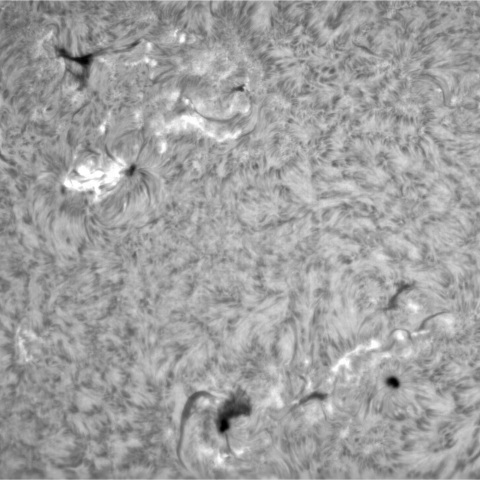 2月14日の太陽➀（東半球　赤道付近）
