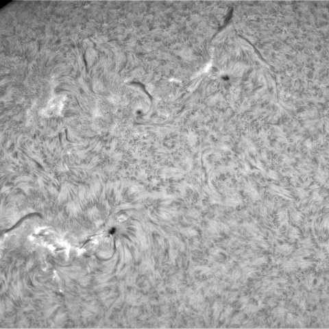 3月06日の太陽③（北東面　活動領域）