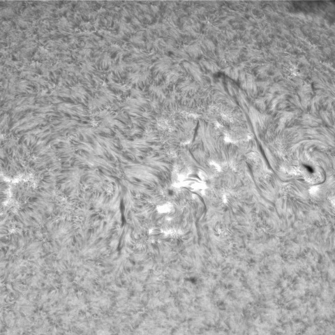 3月28日の太陽①（ 北西面）