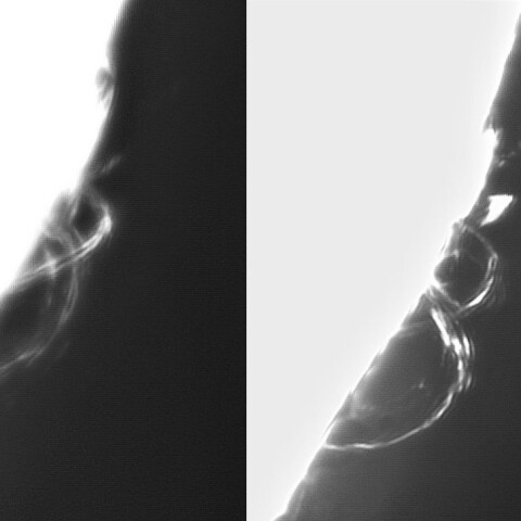 4月1日の太陽①（コロナループ）