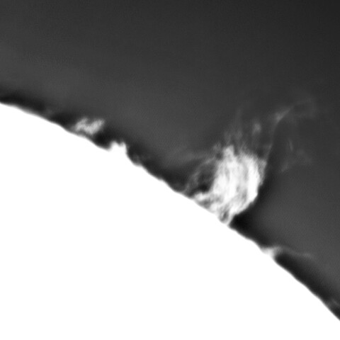 6月13日の太陽① (フィラメント噴出）　