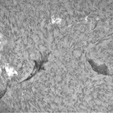 7月2日の太陽① 　(3358，3359M2.0フレア，3357，3356）　