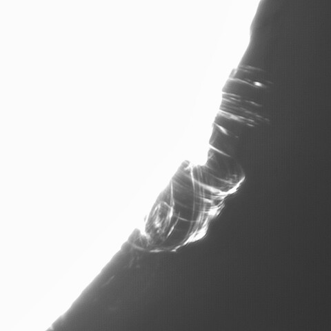 7月18日の太陽③　（ポストフレアループⅤ）　