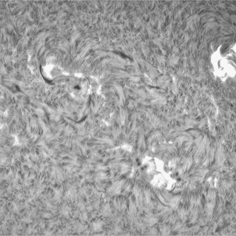 7月22日の太陽①（3376、3373 M1.0フレア、3372 M3.1フレア）