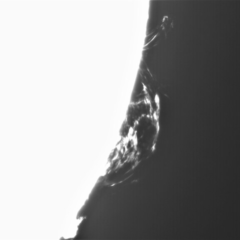 8月5日の太陽① （3388プロミネンス噴出）