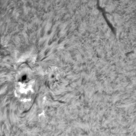 9月 19日の太陽①（3435 M1.1フレア）