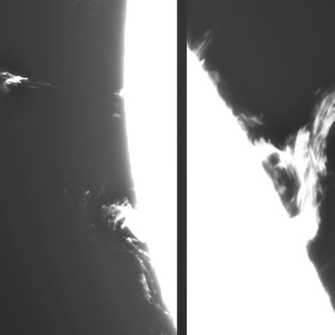 10月18日の太陽①（プロミネンス）