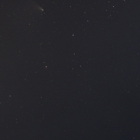 パンスターズ彗星とアンドロメダ