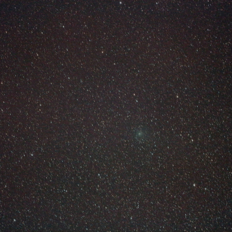 アルビレオ付近を通過するジャック彗星