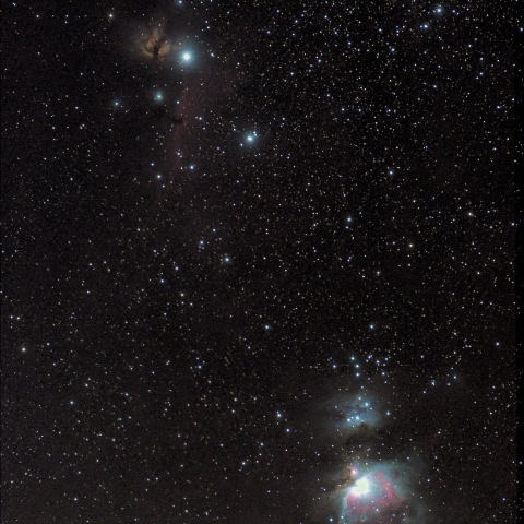 馬頭星雲とオリオン大星雲