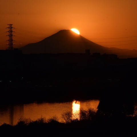 ダイヤモンド富士その2　2024/01/06