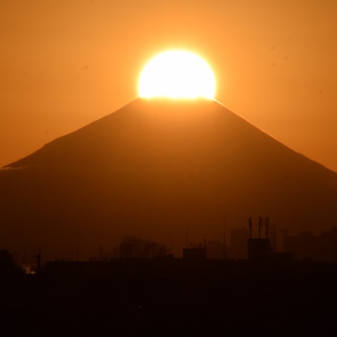 ダイヤモンド富士その２　2024/01/14