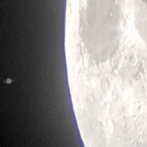 土星食（出現後）