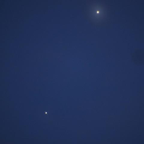 金星と木星の接近  2026/6/10