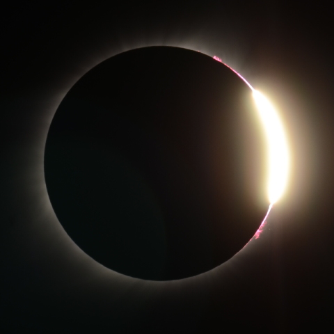 アメリカ横断皆既日食（マドラス）　第3接触