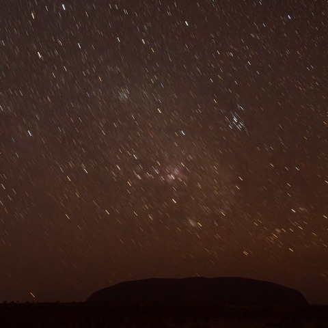ウルルと天の川、エータカリーナ星雲