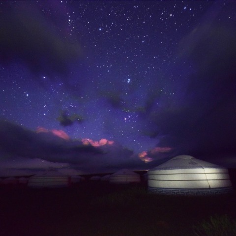 ゲルと昇る冬の星座