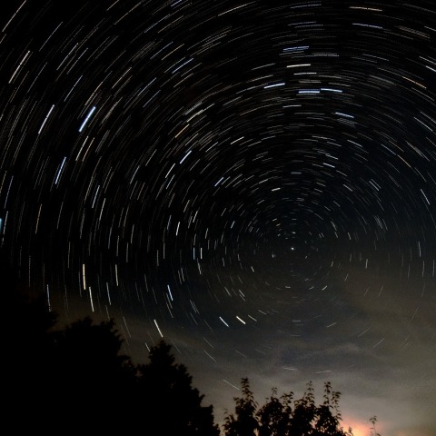 北天の日周運動