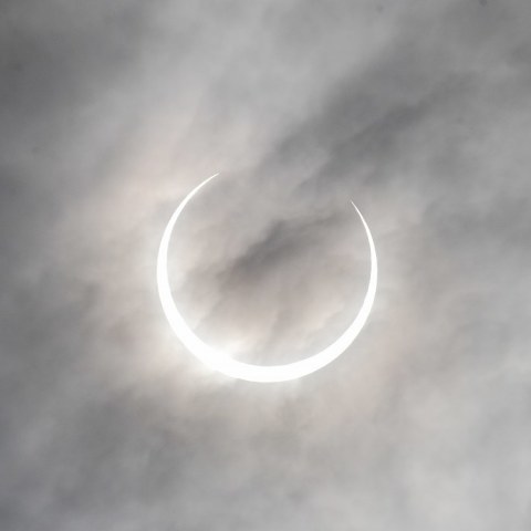 金環日食（第２接触直前）