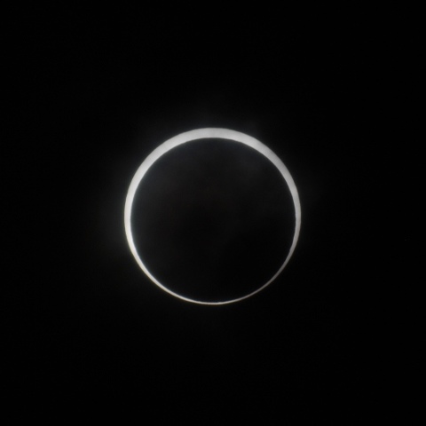 金環日食（第３接触直前）