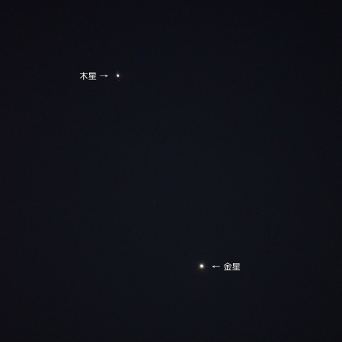 金星と木星の接近2023/2/28