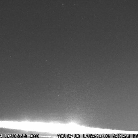 ふたご座流星群の長径路火球