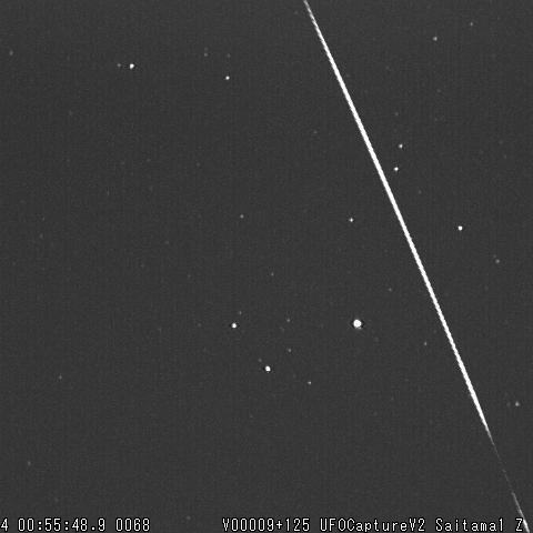 ふたご座を横切る長径路低速流星