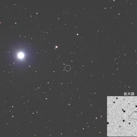 リゲルの横を通過する 230P/LINEAR