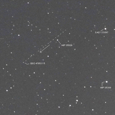 点滅する人工衛星ひょっとしてUFO？？