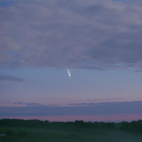 7月14日のネオワイズ彗星