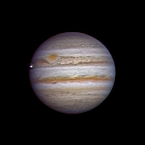 夜明け前の木星