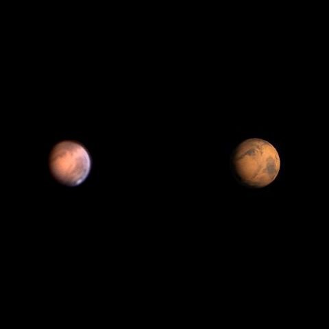 １月２３日の火星