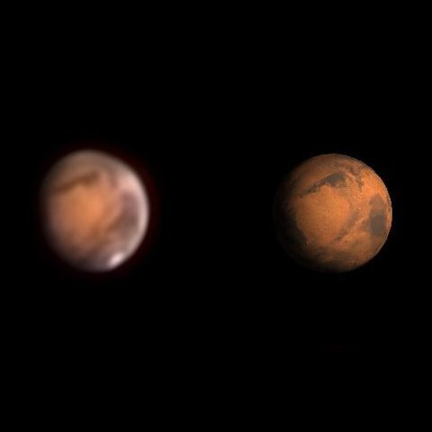 １月２４日の火星