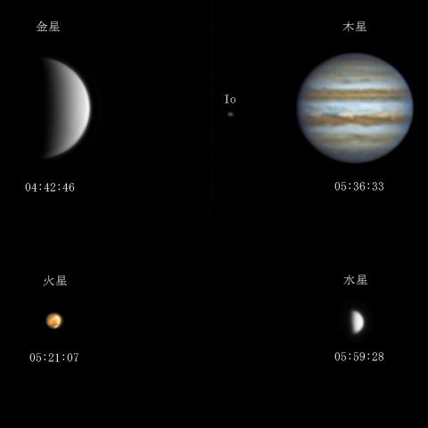 10月17日の4惑星