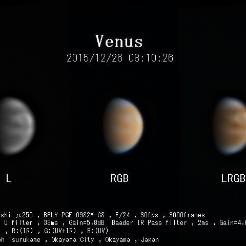 １２月２６日の金星