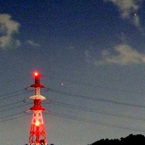 火星とアンタレスの接近