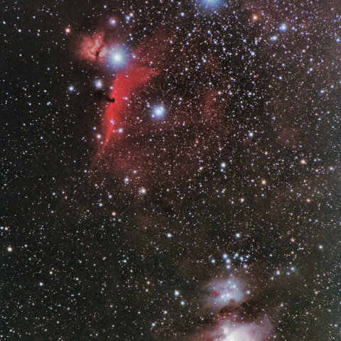 オリオン座中心部