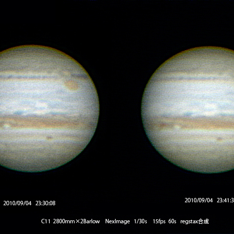 9/4木星の立体表示