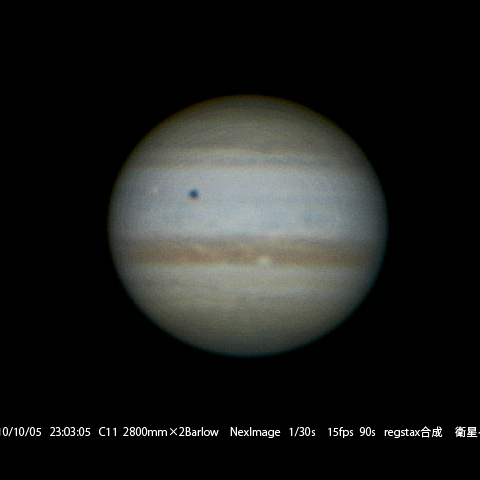 10月5日の木星