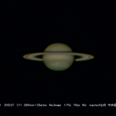 5月21日の土星
